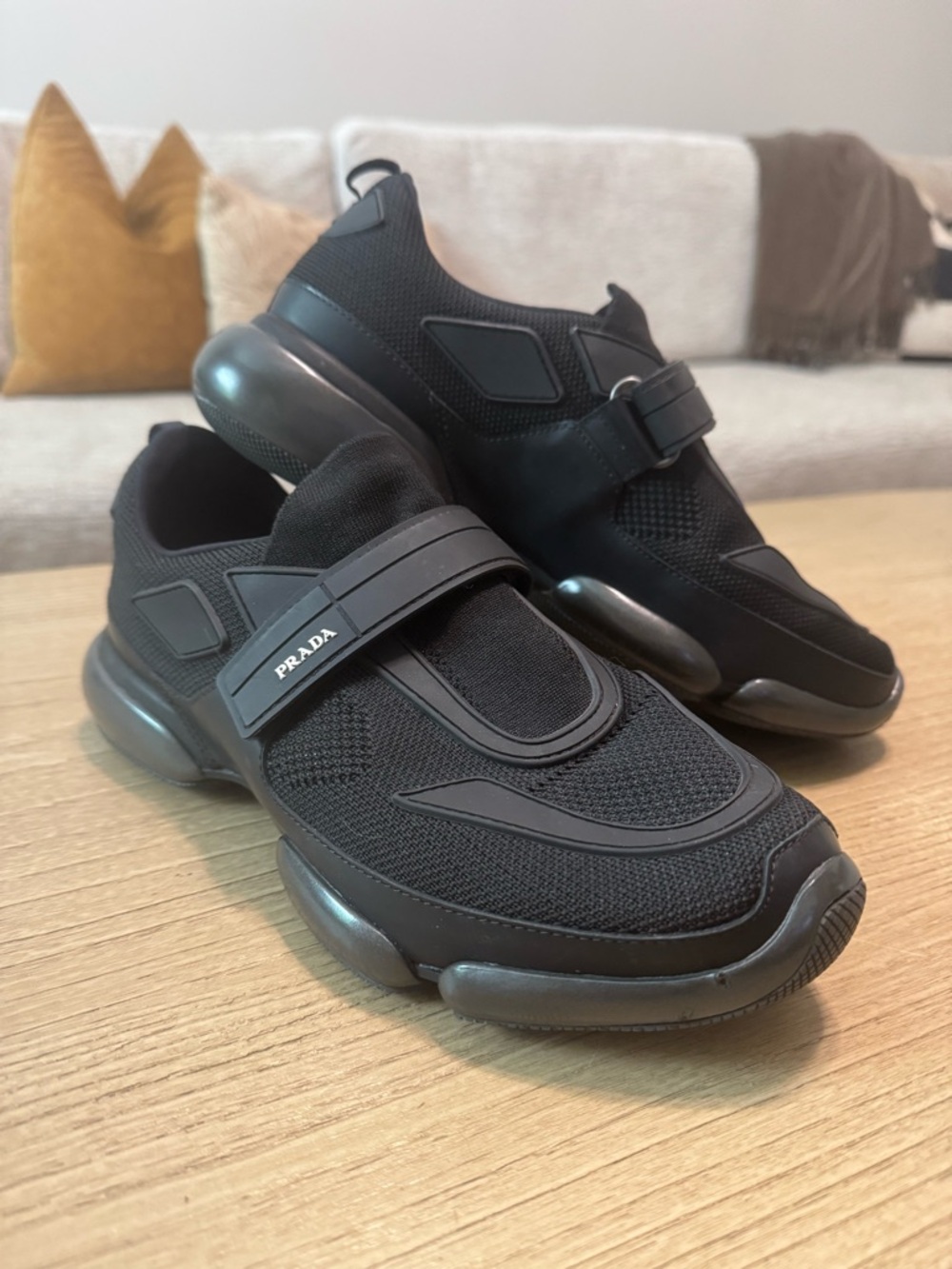 Prada Thunder Knit Fabric Training Shoes